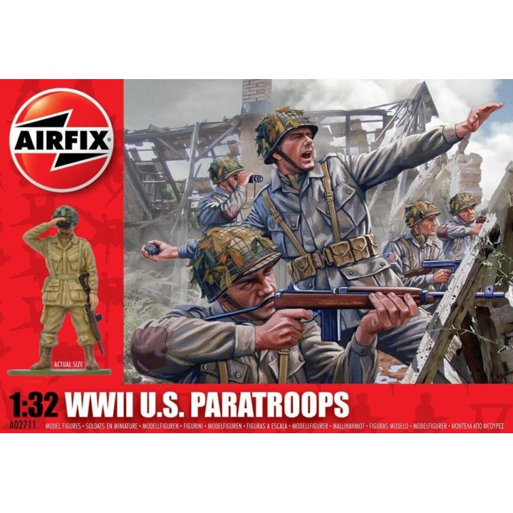 AMERICAN PARATROOPERS WWII AIRFIX A02711V ESCALA 1/32