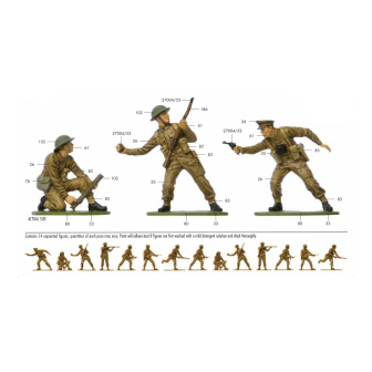 AMERICAN PARATROOPERS WWII AIRFIX A02711V ESCALA 1/32