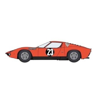 LAMBORGINI MIURA P400 1968 HOCKENHEIMRING HASEGAWA 20567 ESCALA 1/24