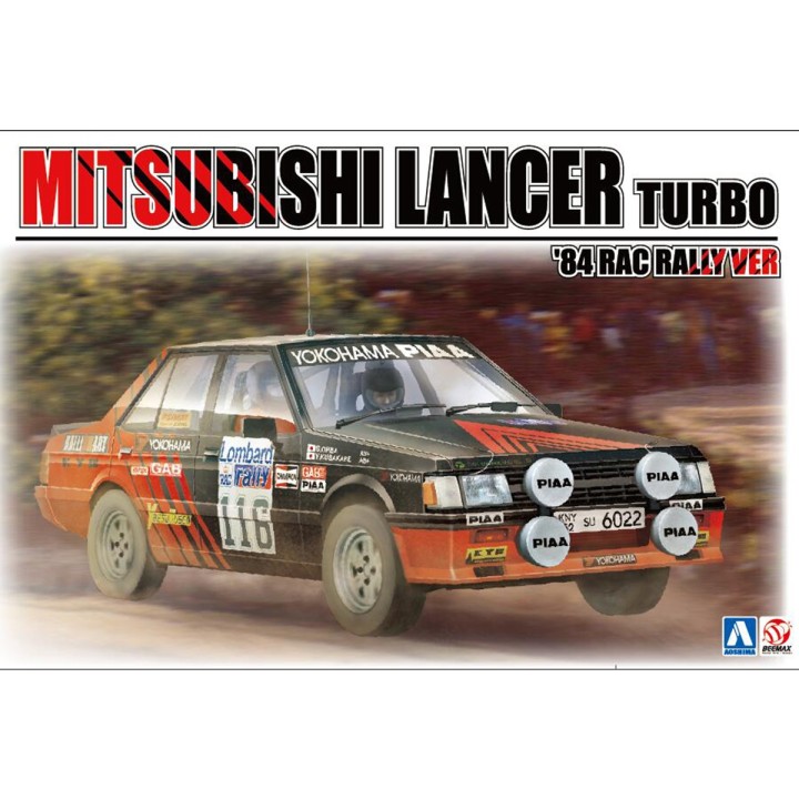 MITSUBISHI LANCER TURBO 1984 RAC RALLY BEEMAX 24022 ESCALA 1/24