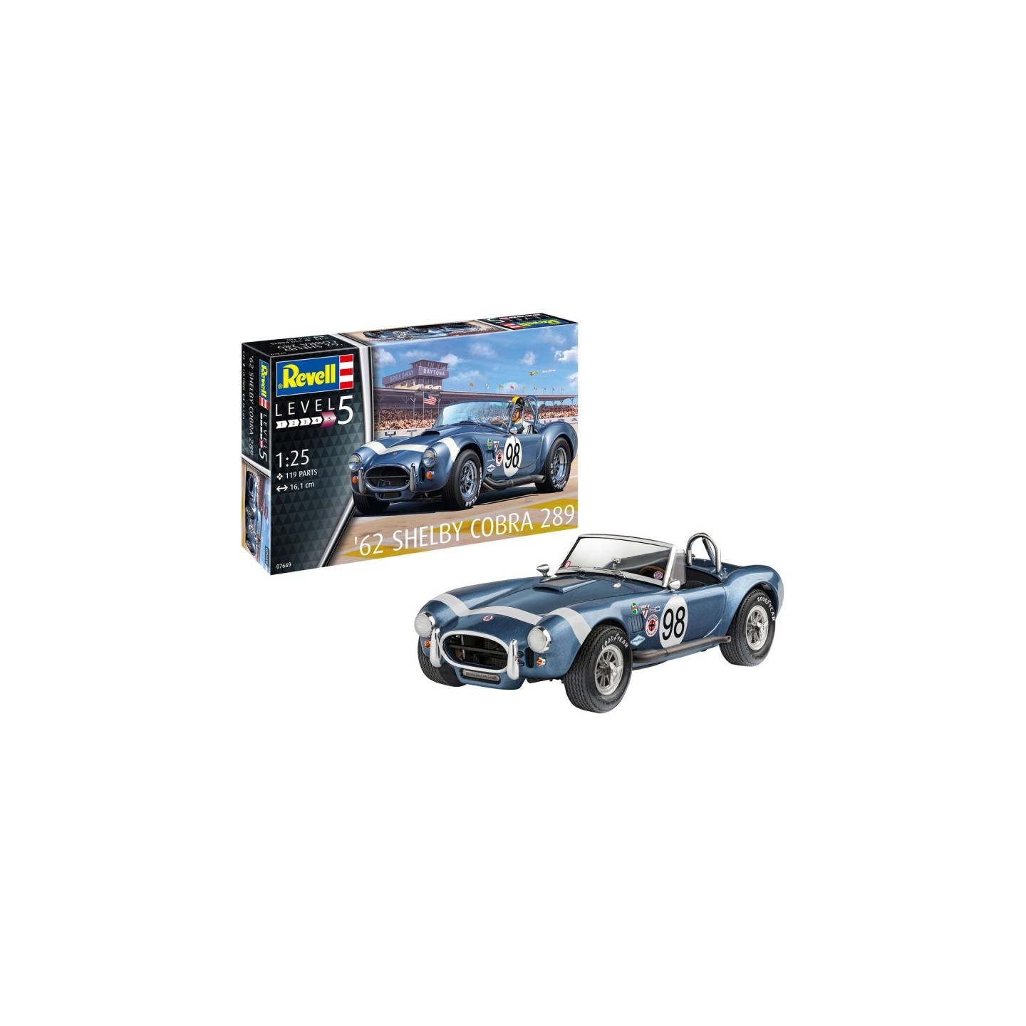 SHELBY COBRA 289 1962 REVELL 1/25