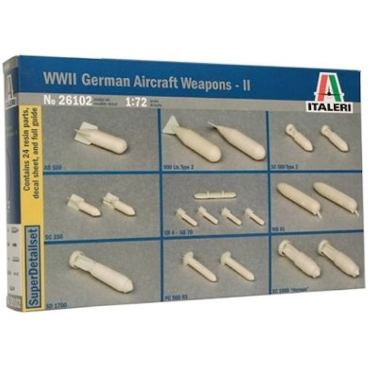 PROYECTILES AEREOS ALEMANES ITALERI 1/72