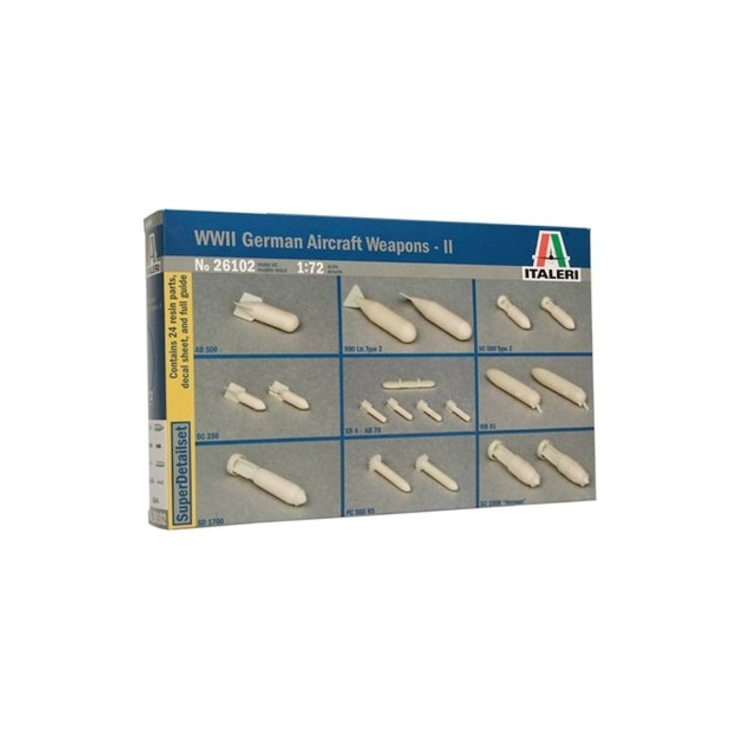 PROYECTILES AEREOS ALEMANES ITALERI 1/72
