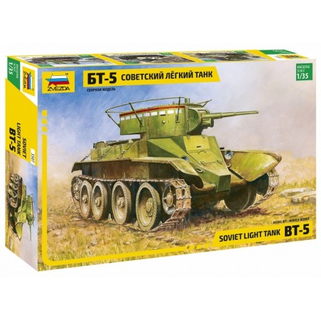 TANQUE SOVIETICO BT-5 ESPAÑOL ZVEZDA 1/35