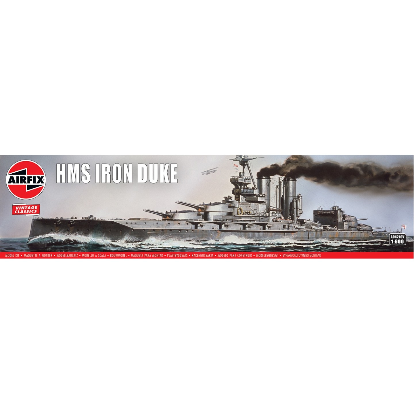 BUQUE HMS IRON DUKE AIRFIX A04210V ESCALA 1/600