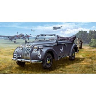 COCHE DE OFICIALES ALEMANES ADMIRAL CABRIOLET" REVELL 1/35 "
