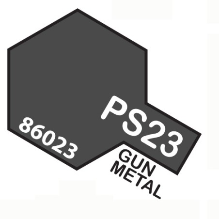 SPRAY GRIS METALICO PS-23 TAMIYA 86023
