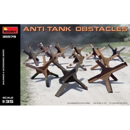 OBSTACULOS ANTI-TANQUES MINI ART 1/35
