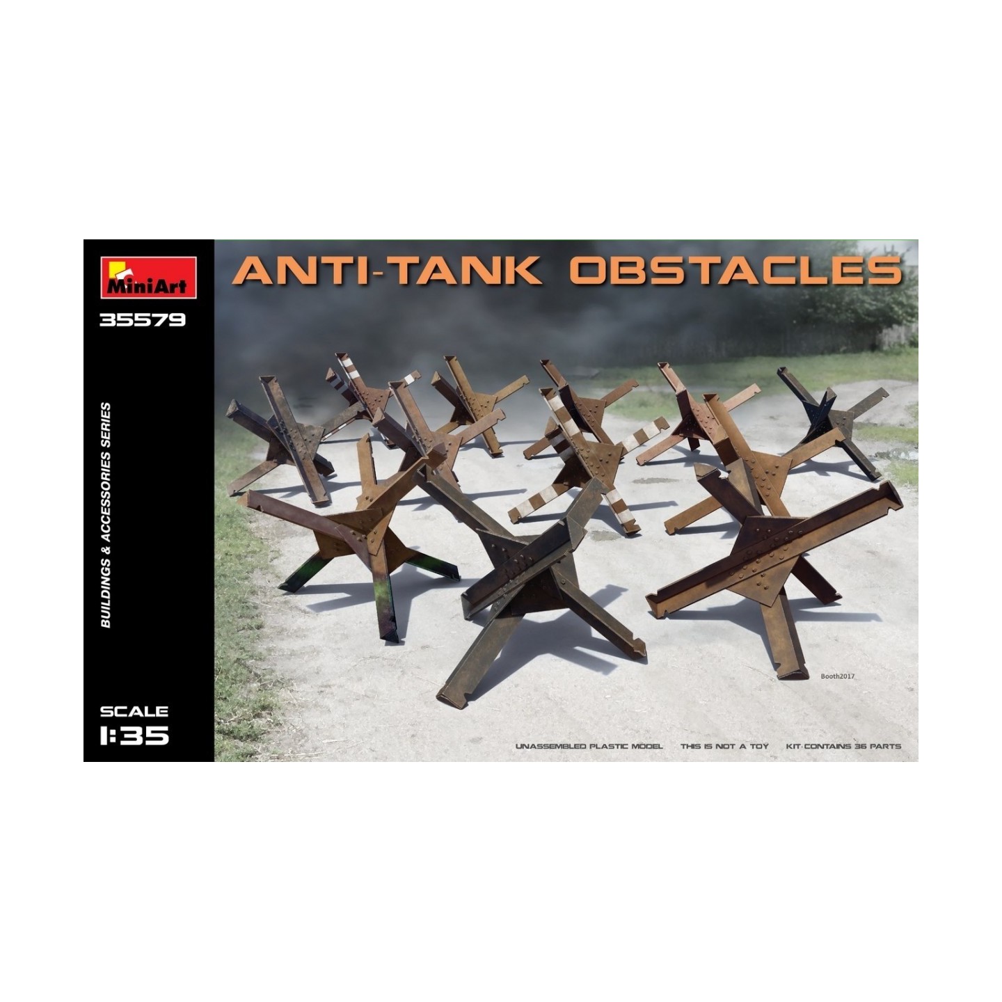 OBSTACULOS ANTI-TANQUES MINI ART 1/35