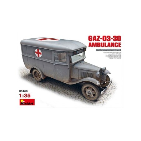 AMBULANCIA GAZ-03-30 MINIART 35160 ESCALA 1/35
