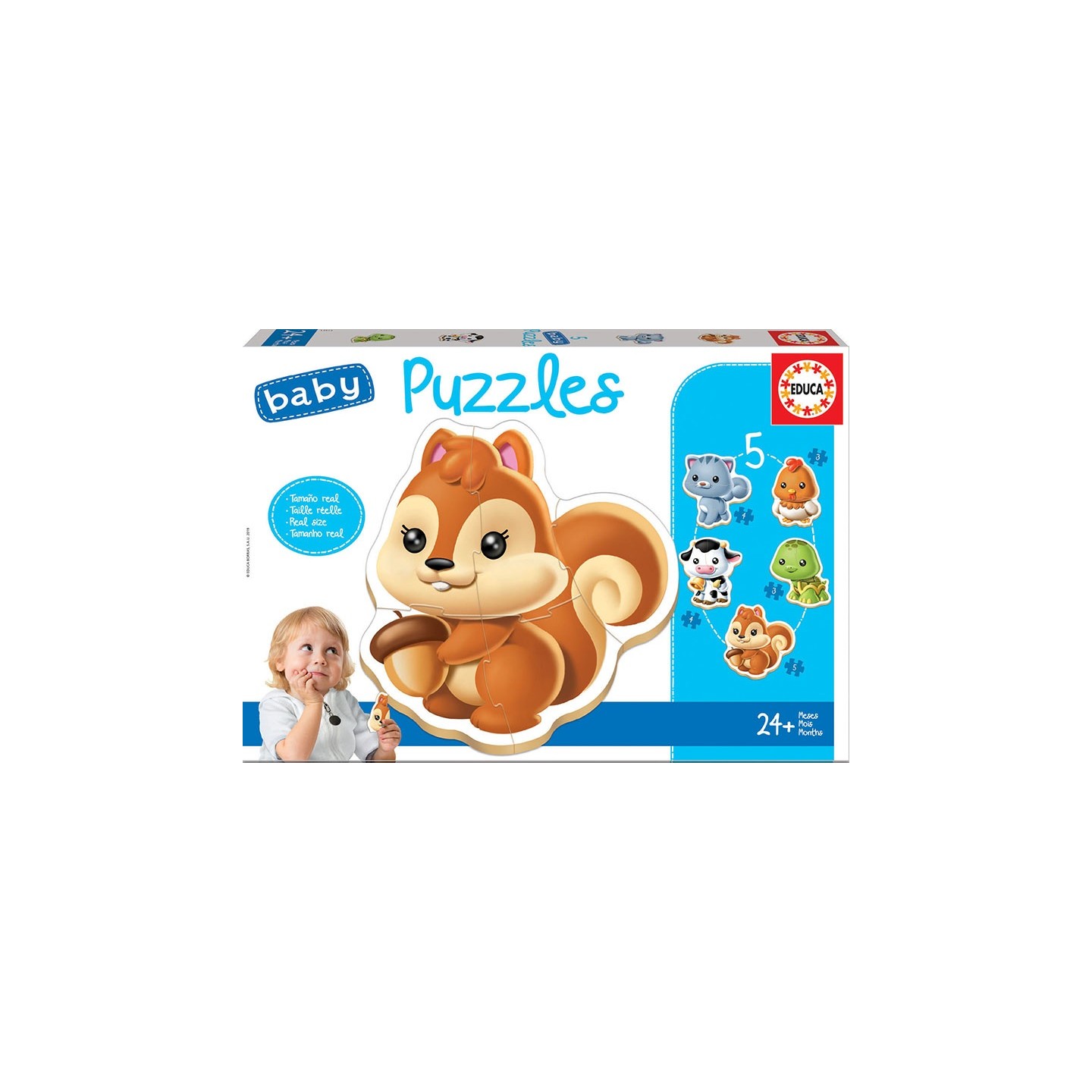 BABY PUZZLES ANIMALES EDUCA 13473