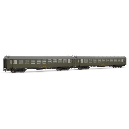 SET 2 COCHES 5000 SEGUNDA CLASE ELECTROTREN HE4026 ESCALA H0