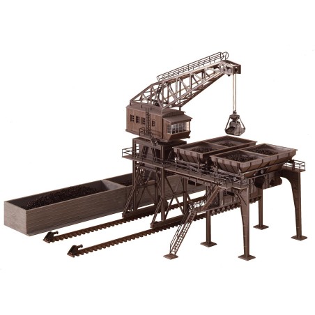 DEPOSITO DE CARBON CON GRUA FALLER 120148 ESCALA H0