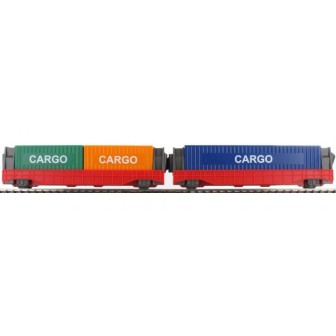 VAGON PORTACONTENEDORES MARKLIN MY WORLD 44109