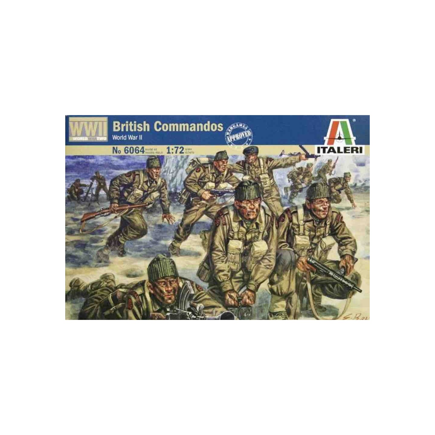 COMANDOS BRITANICOS ITALERI 1/72