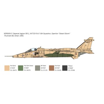 JAGUAR GR.1/GR.3 R.A.F ITALERI 1/72