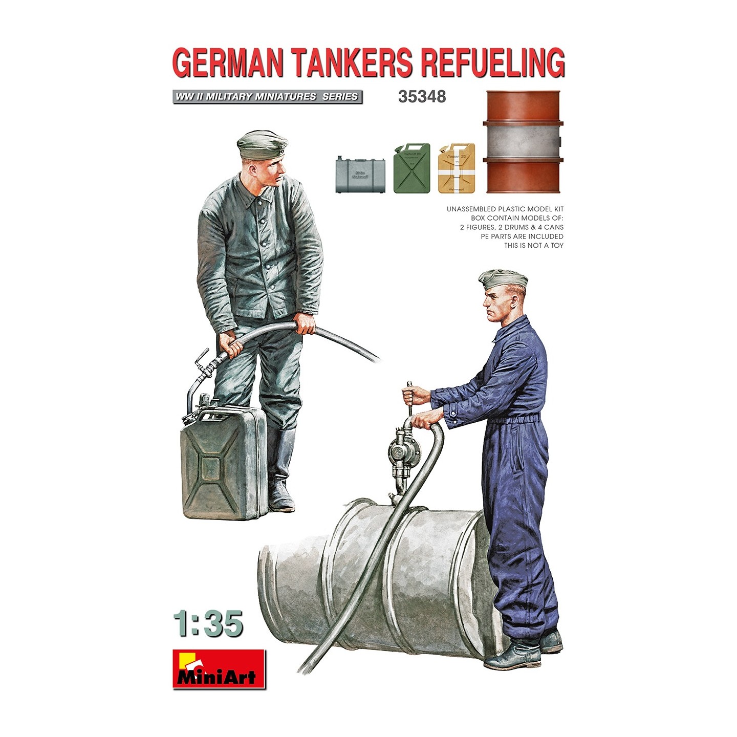 GERMAN TANKERS REFUELING MINI ART 1/35