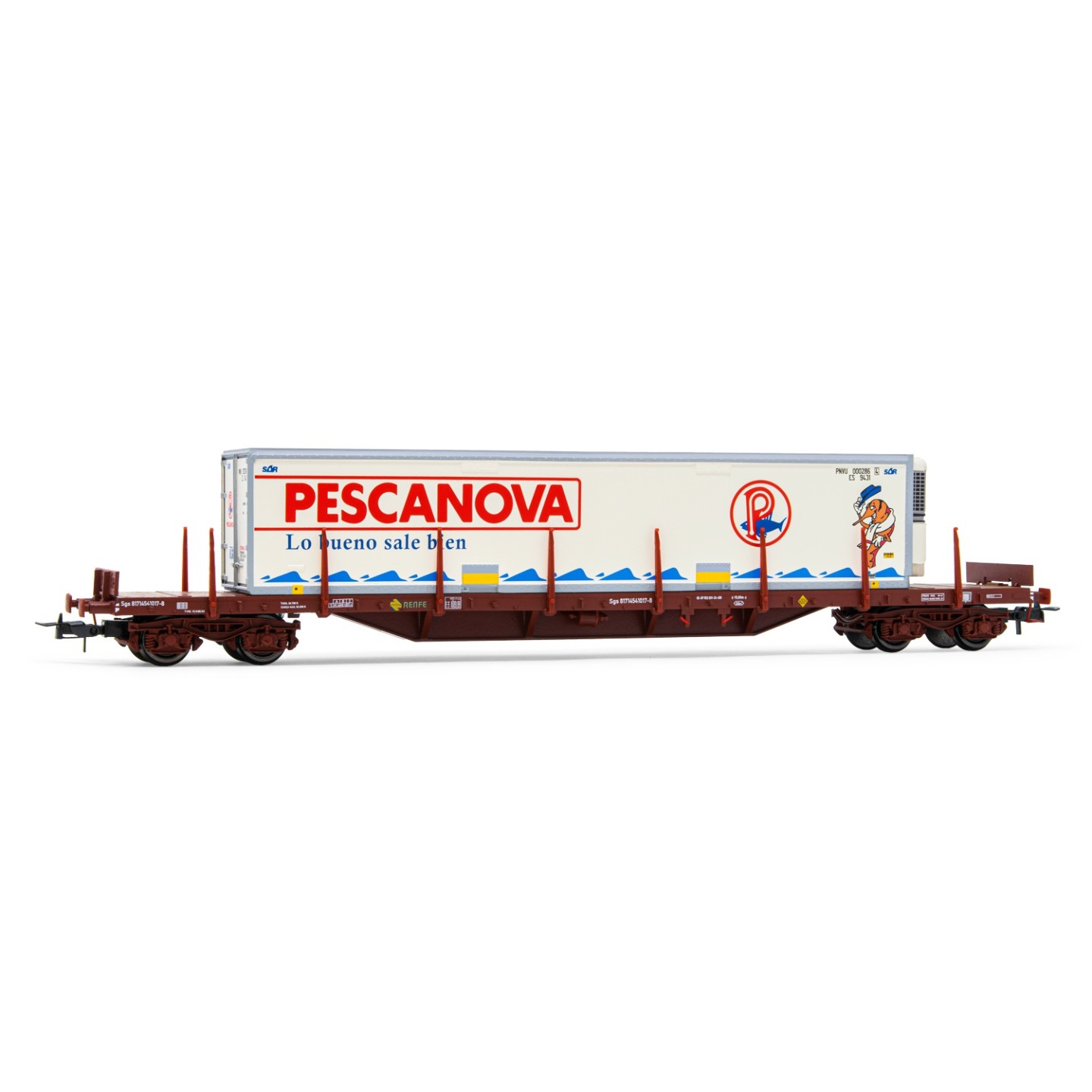 VAGON FRIGORIFICO PESCANOVA"RENFE ELECTROTREN HE6034 ESCALA H0"