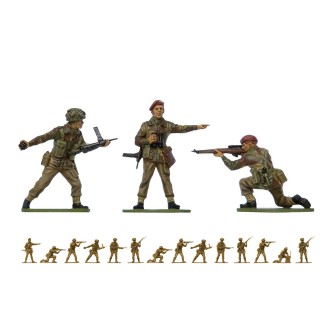BRITISH PARATROOPS WWII AIRFIX 1/76