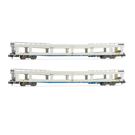 SET 2 VAGONES PORTA COCHES RENFE ARNOLD HN4351 ESCALA N
