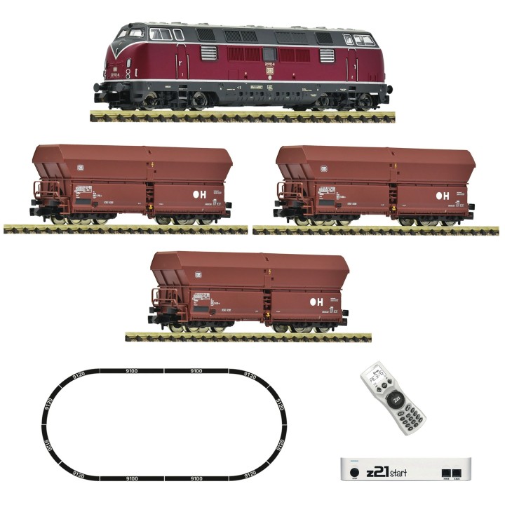 SET DE INICIACIÓN DIGITAL Z21 LOCOMOTORA DIESEL CLASE 221 DB FLEISCHMANN 5170003 ESCALA N