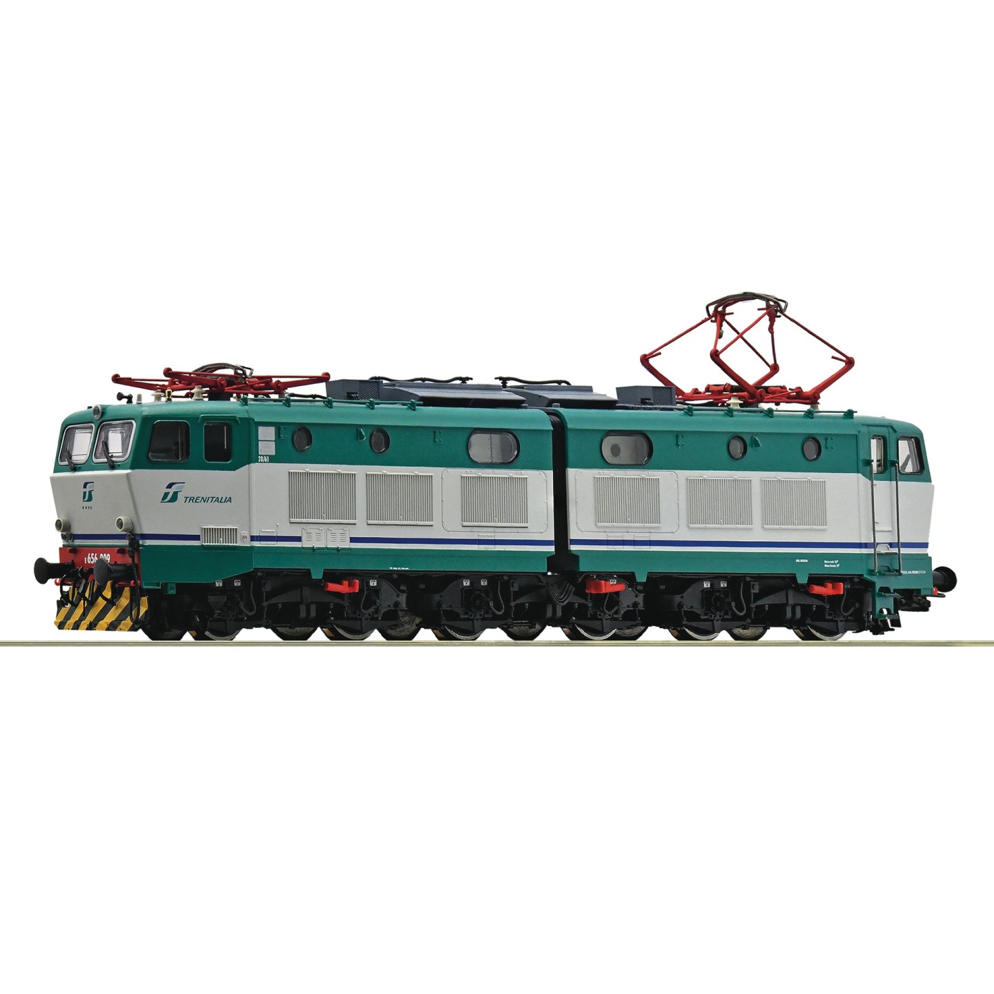 LOCOMOTORA ELÉCTRICA E.656.009 FS CON SONIDO ROCO 7510058 ESCALA H0