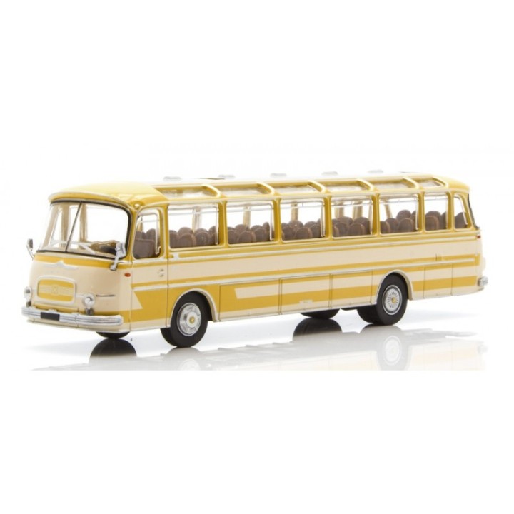 AUTOBUS SETRA S12 AMARILLO CREMA  ÉPOCA III BREKINA 58200 ESCALA 1/87