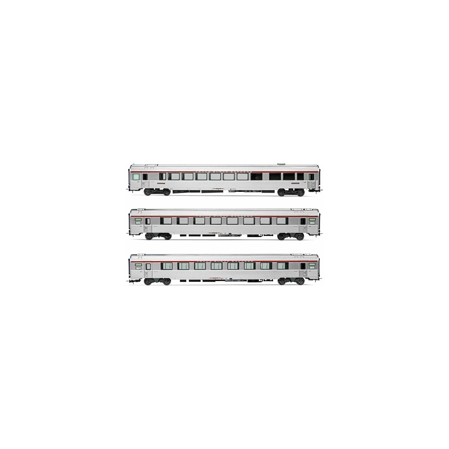 SET COCHES PASAJEROS SNCF LE CISALPIN" MISTRAL 69 JOUEF 4123 ESCALA H0"