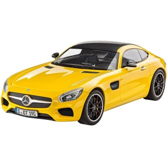 KIT CON PINTURAS MERCEDES AMG GT AMARILLO REVELL 1/24