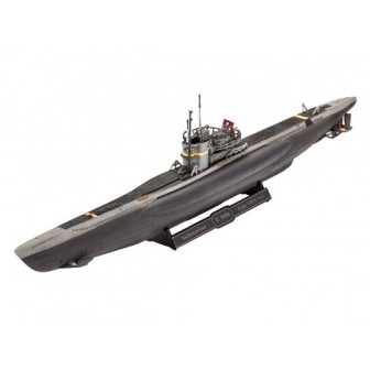 KIT CON PINTURAS SUBMARINO TYPE VII C/41 REVELL 1/350