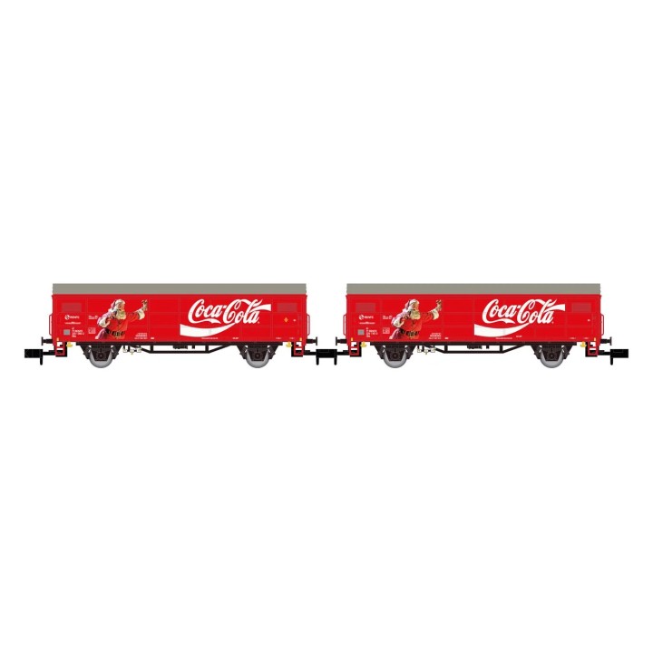 SET 2 VAGONES CERRADOS COCA COLA ARNOLD HN6645 ESCALA N