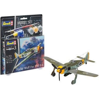 KIT CON PINTURAS FOCKE WULF FW 190 F-8 REVELL 1/72