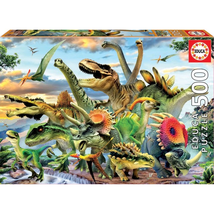 PUZZLE DINOSAURIOS 500 EDUCA 17961