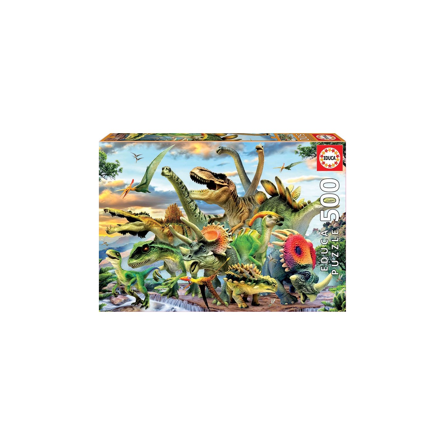 PUZZLE DINOSAURIOS 500 EDUCA 17961