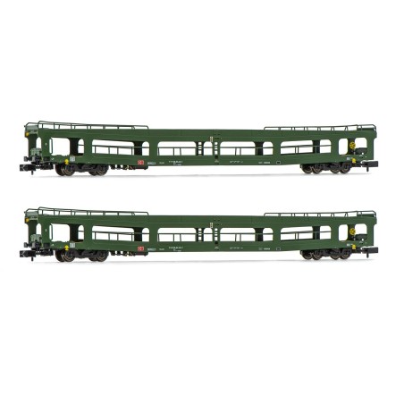 SET 2 VAGONES PORTA COCHES RENFE ANROLD HN4352 ESCALA N