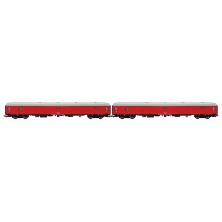 SET DOS FURGONES RENFE DD-8100 ELECTROTREN 5228 ESCALA H0