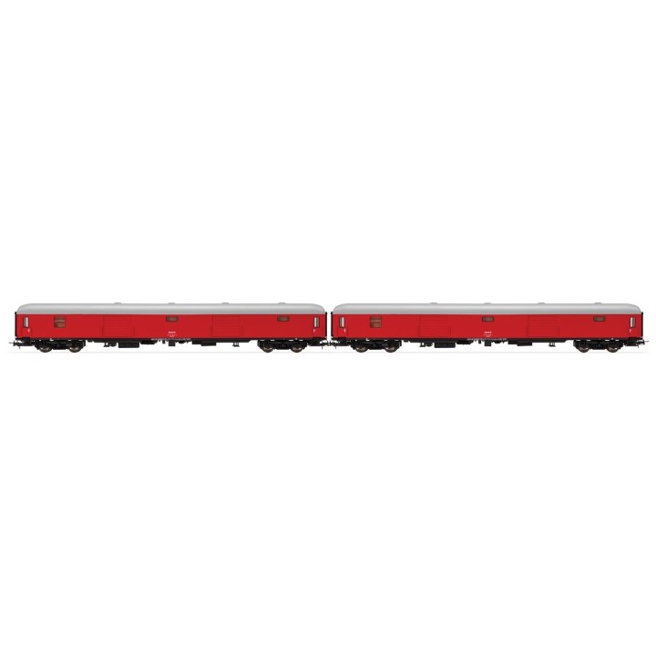 SET DOS FURGONES RENFE DD-8100 ELECTROTREN 5228 ESCALA H0