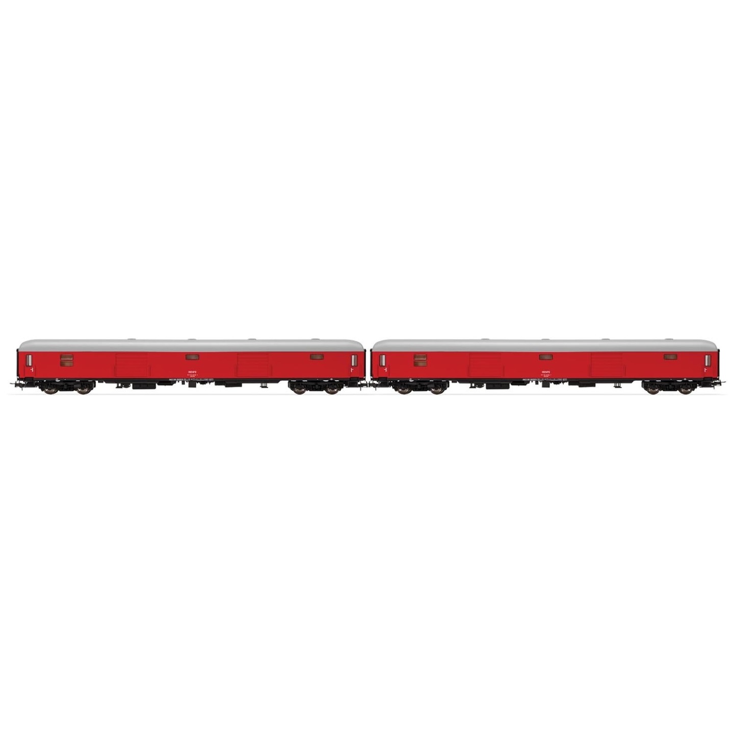 SET DOS FURGONES RENFE DD-8100 ELECTROTREN 5228 ESCALA H0