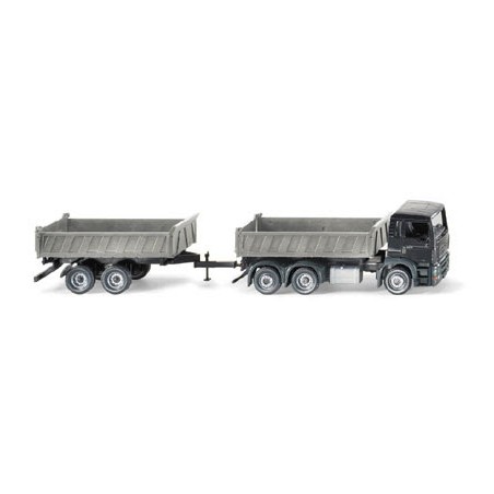 CAMIÓN MERCEDES CON REMOLQUE WIKING 6780137 ESCALA 1/87