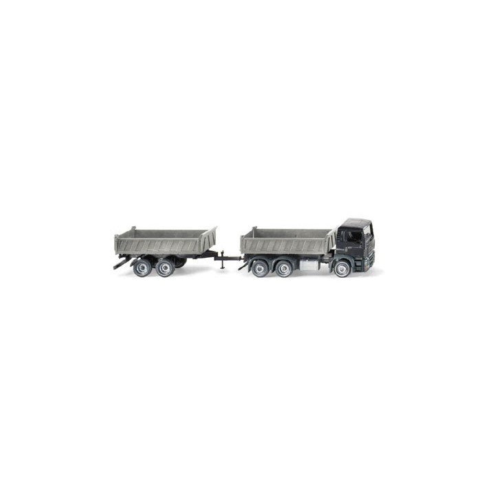 CAMIÓN MERCEDES CON REMOLQUE WIKING 6780137 ESCALA 1/87