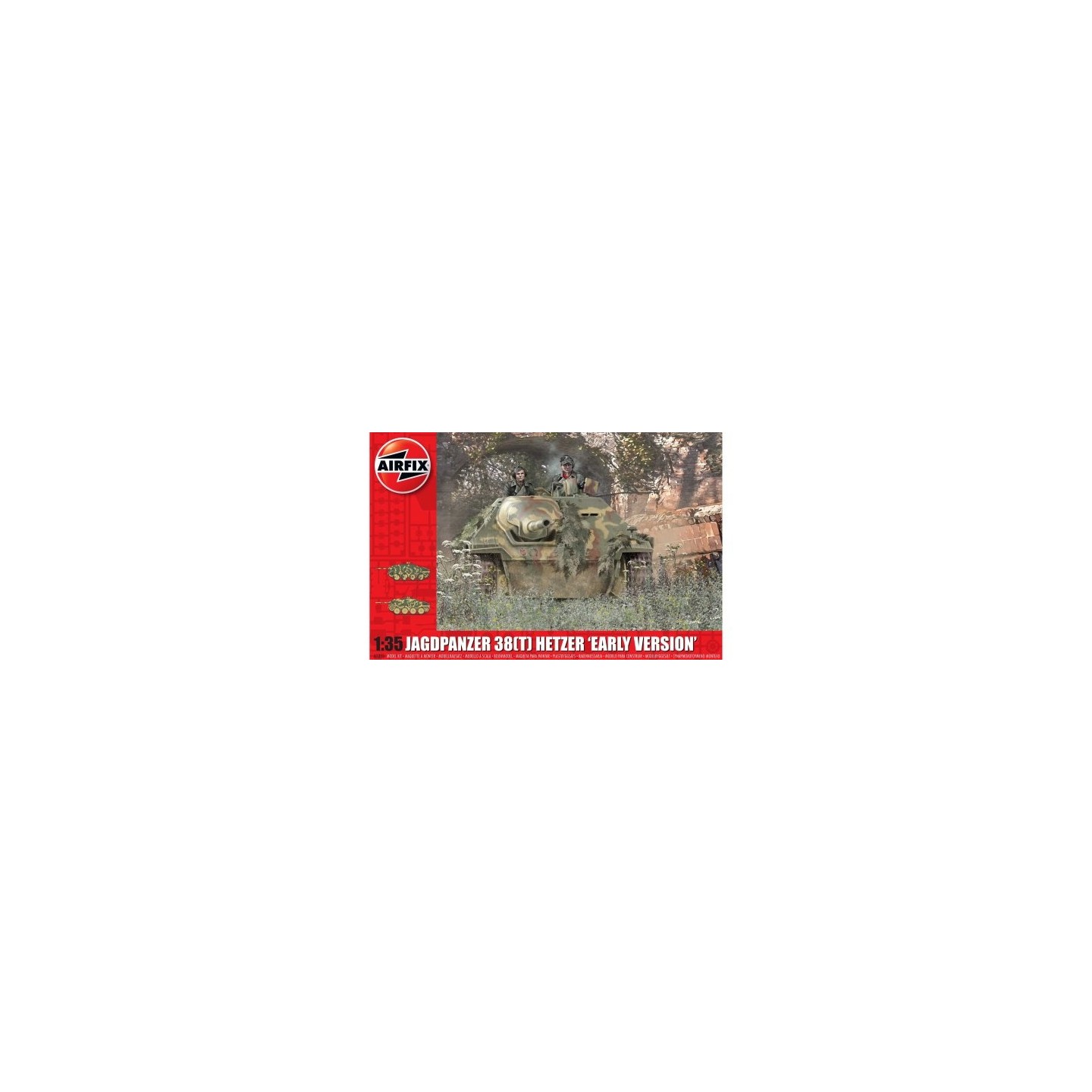 JAGDPANZER 38 HETZEWR EARLY VERSION " AIRFIX 1/35"