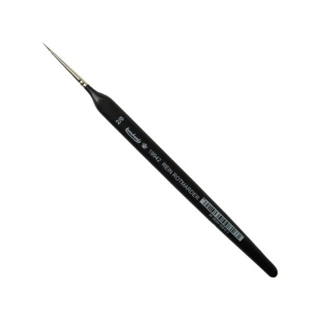 PINCEL MARTA ROJA MANGO TRIANGULAR Nº 2/0