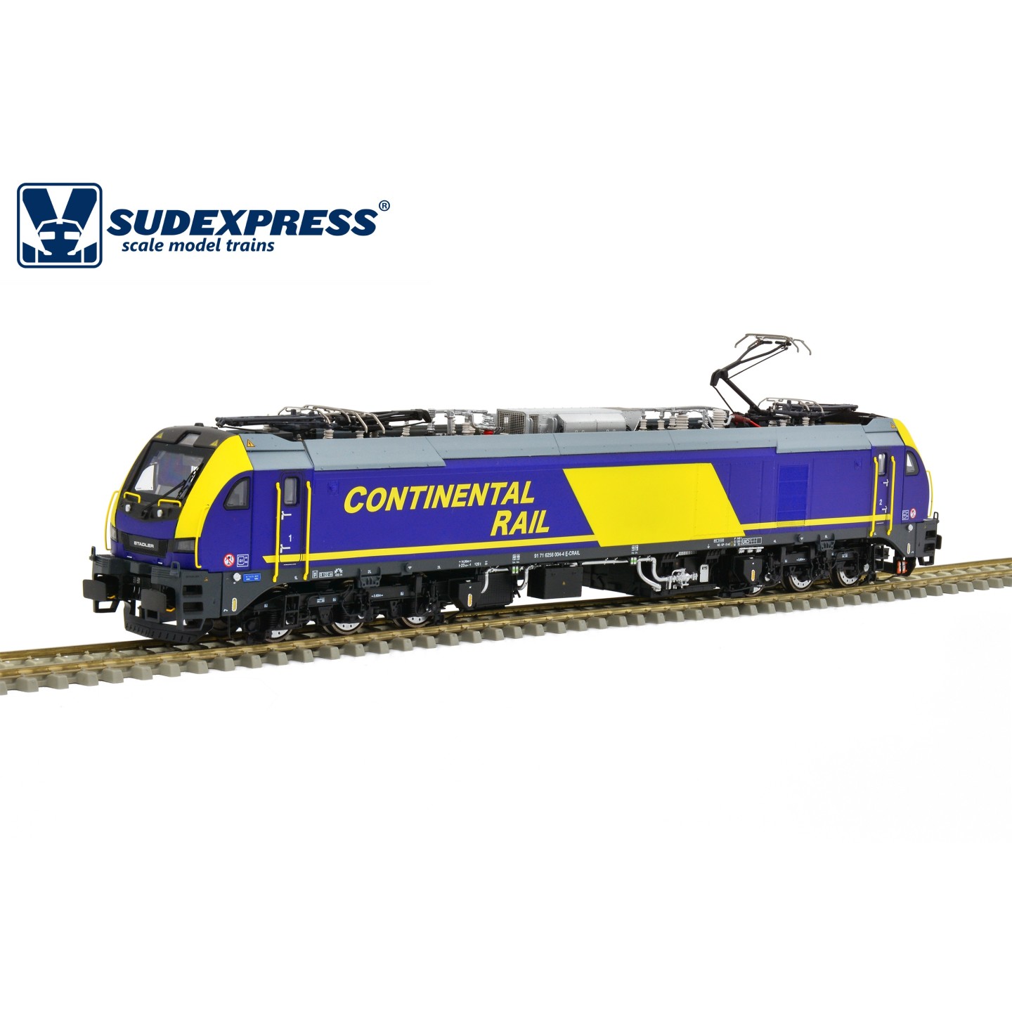 LOCOMOTORA ELÉCTRICA EURO6000 CONTINENTAL RAIL" SUDEXPRESS S2560041 ESCALA H0"
