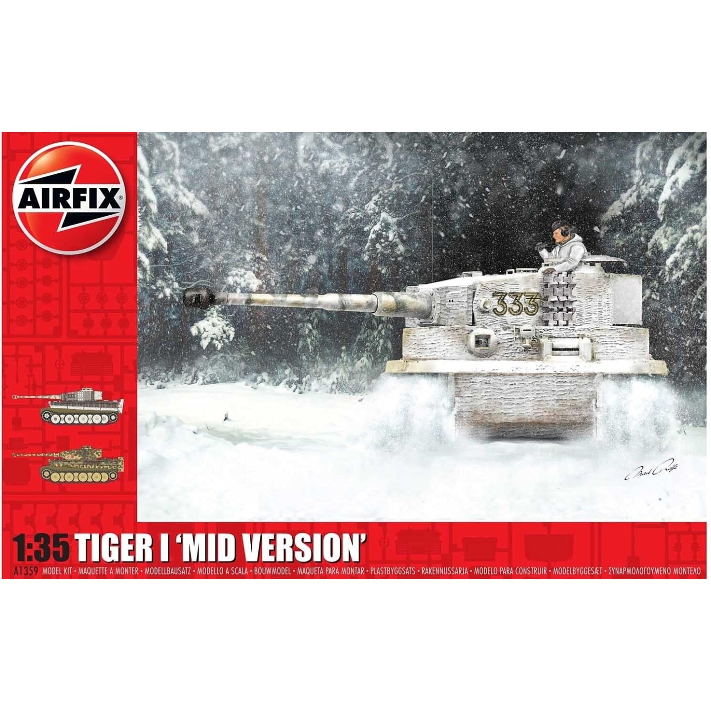 TIGER I MID VERSION" AIRFIX 1/35"