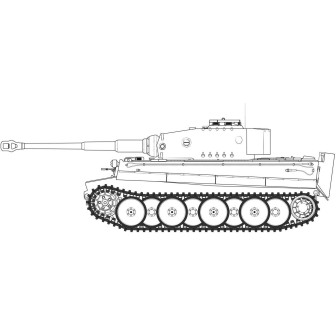TIGER I MID VERSION" AIRFIX 1/35"