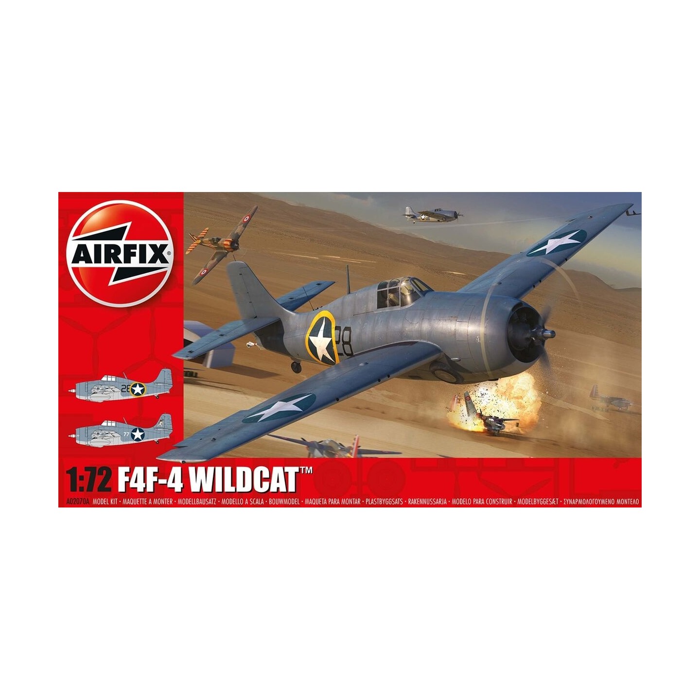 F4F-4 WILLDCAT AIRFIX 1/72