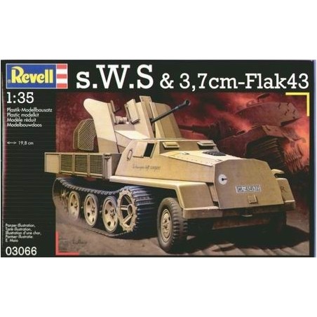 VEHICULO SEMIORUGA FLAK 43 REVELL 1/35
