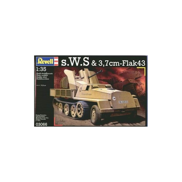 VEHICULO SEMIORUGA FLAK 43 REVELL 1/35