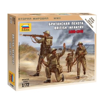 INFANTERIA BRITANICA WWII ZVEZDA 6166 ESCALA 1/72