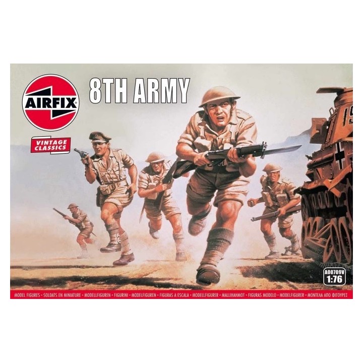 BRITRISH ARMY WWII AIRFIX 1/76